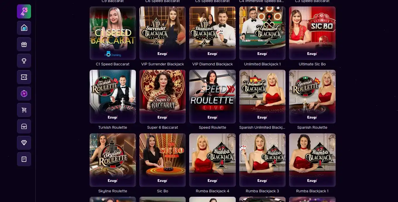 Мобильная версия Vulkan Platinum casino